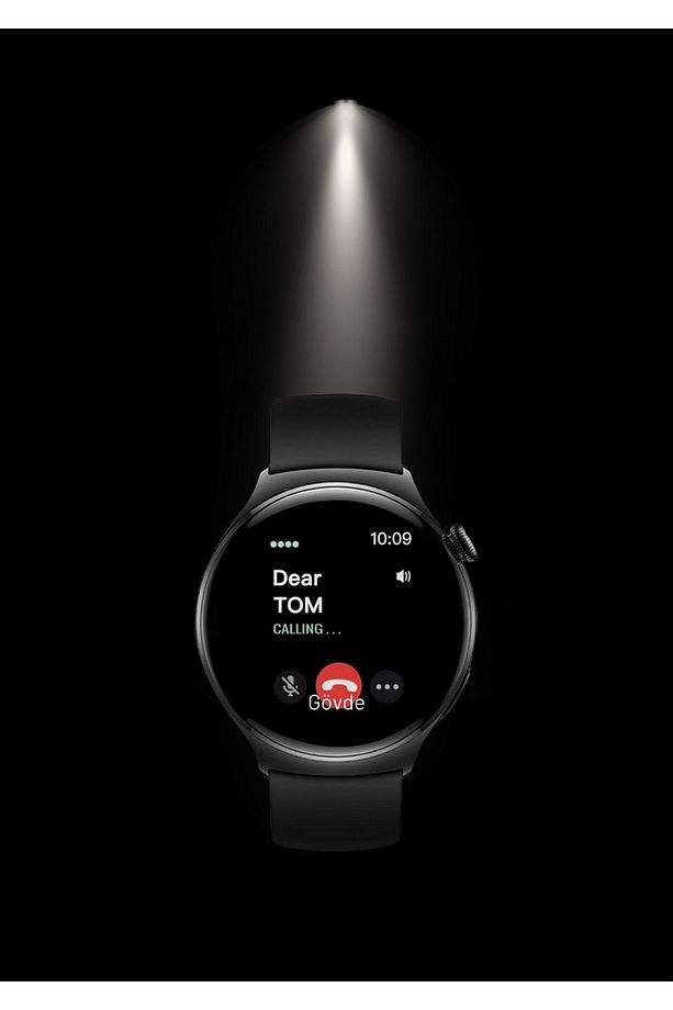 Akıllı Telefon Uyumlu 3 Strap Android IOS Akıllı Saat BT Çağrı AMOLED Ekran Smart Watch - 1