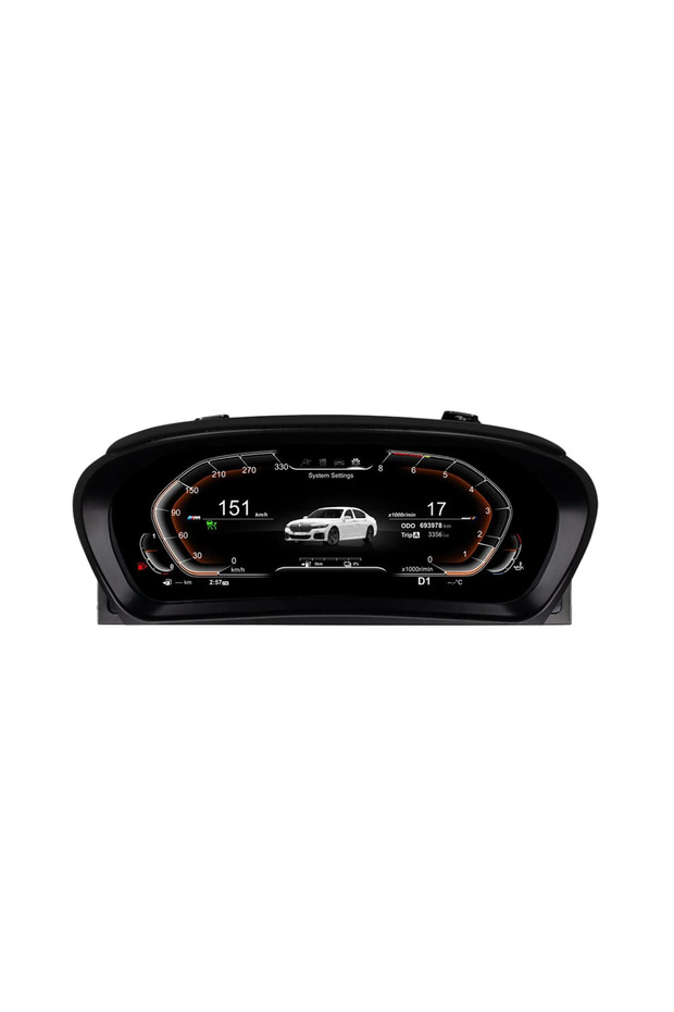 BMW E60-E61 12.3 Inch Digital Ghost Display Indicator - 1