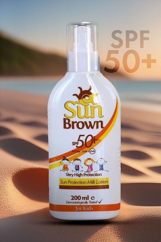 Spf 50 Çocuklar Için Hassas Güneş Koruyucu Vücut Losyonu 200ml - 4