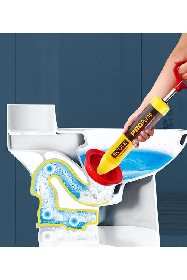Propump Klozet-Banyo-Lavabo-Gider Açma Pompası- Tıkanıklık Açma Pompası (İlaçsız Zahmetsiz) - 3