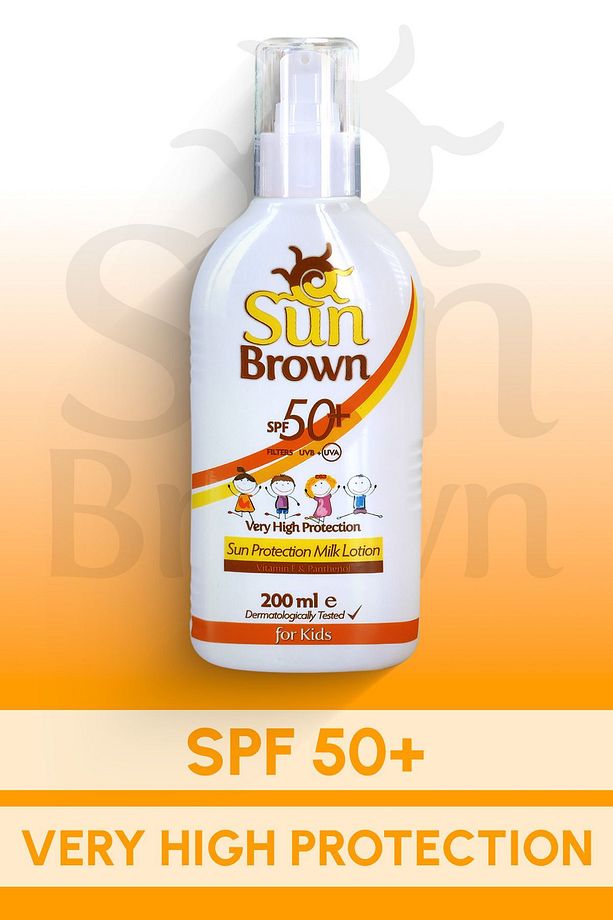 Spf 50 Çocuklar Için Hassas Güneş Koruyucu Vücut Losyonu 200ml - 8