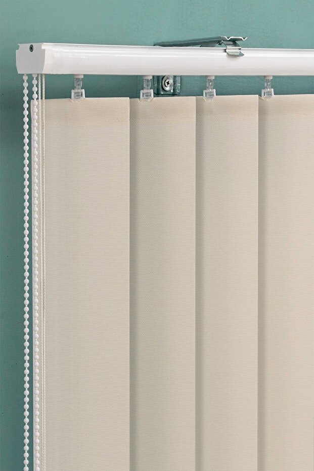 Açık Krem Dikey Stor Perde Dp2721 - 1