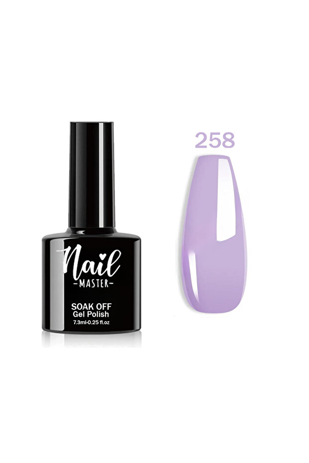 M258 Kalıcı Oje 7,3ml Lila - 1