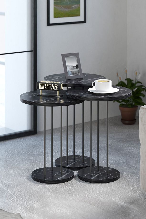 Orta Sehpa Ve Zigon Sehpa Terra Set Bendir - 6