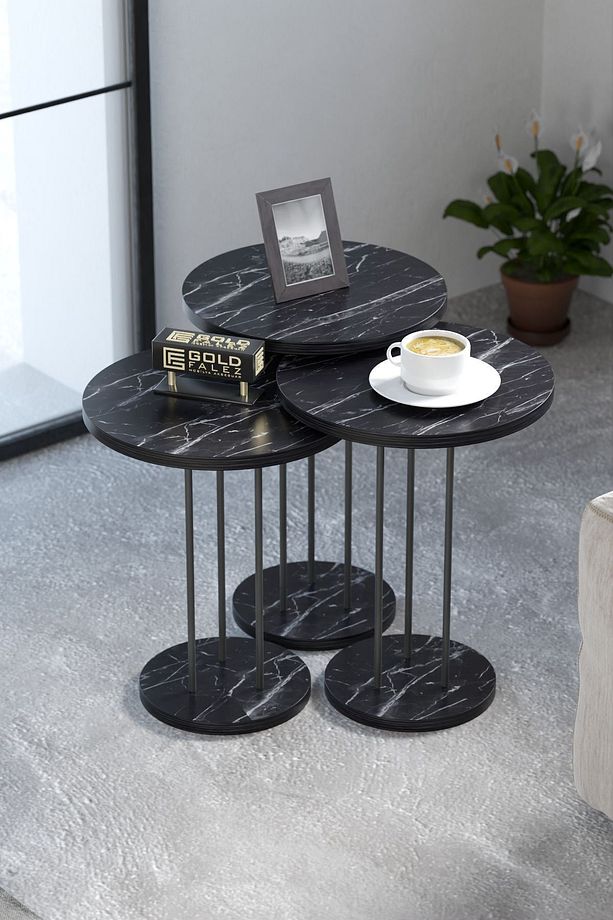 Orta Sehpa Ve Zigon Sehpa Terra Set Bendir - 5