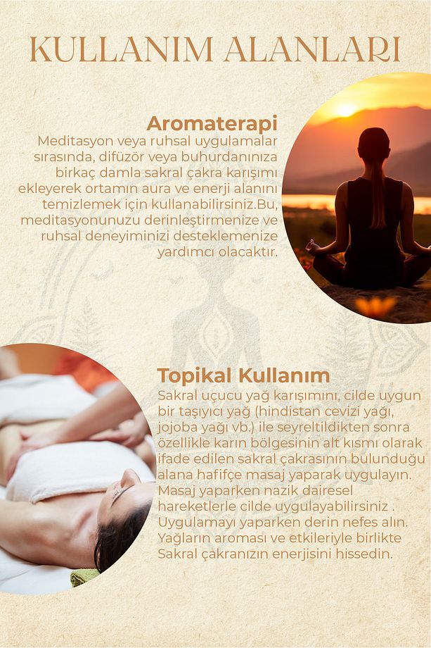 Sakral Çakra Aromaterapi Yağ Karışımı 10 ml - 7