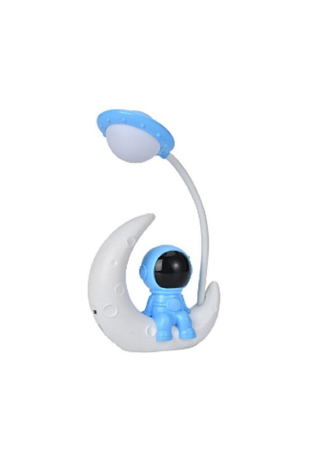 Astronot Ay Gece Lambası Çocuk Usb Şarj Edilebilir Led Lamba - 2