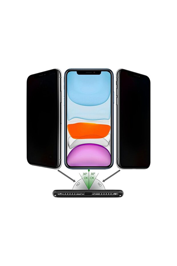 [Guard Hayalet] واقي شاشة زجاجي من سلسلة Guard يغطي الهاتف بالكامل ومتوافق مع هاتف iPhone 11 مع ميزة Hayalet - 2