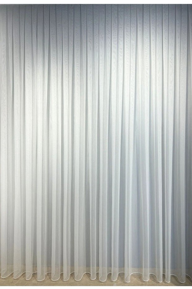 Flat Lead Elegant Iron-Free Tulle Curtain Standard Medium Battery Suitable for Living Room and Guest Rooms