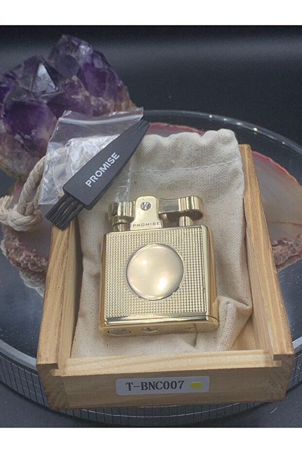 Kişiye Özel Isim Yazılabilen Benzinli Gold Çakmak - 3