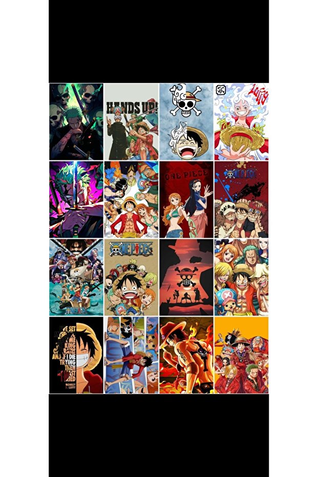 مجموعة بطاقات صور One Piece 5 - 16 بوصة