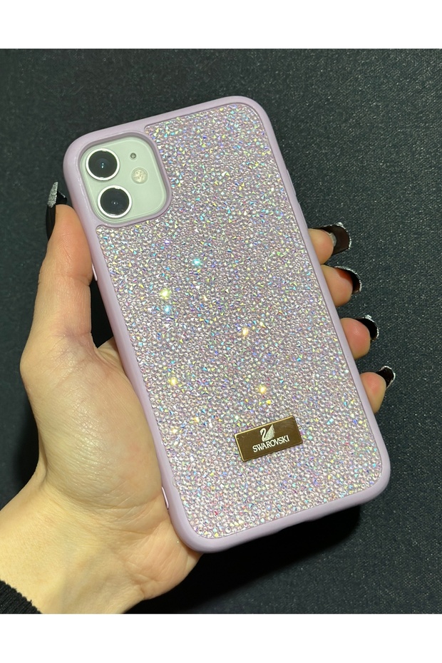 iPhone 12 & 12 Pro (6.1 Inch) Compatible Shiny Diamond Stone Diamond Sparkle Swr Cover Case