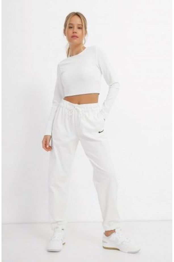 W Nsw Jrsy Easy Jogger kadın regular fit eşofman altı dm6419-133 - 1