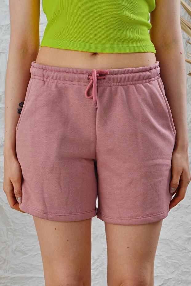 Kadın Cepli Şort - 2