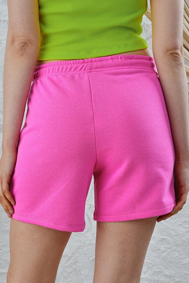 Kadın Cepli Şort - 8