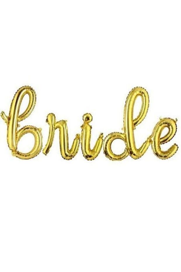 Bride Gold Signature Foil Balloon