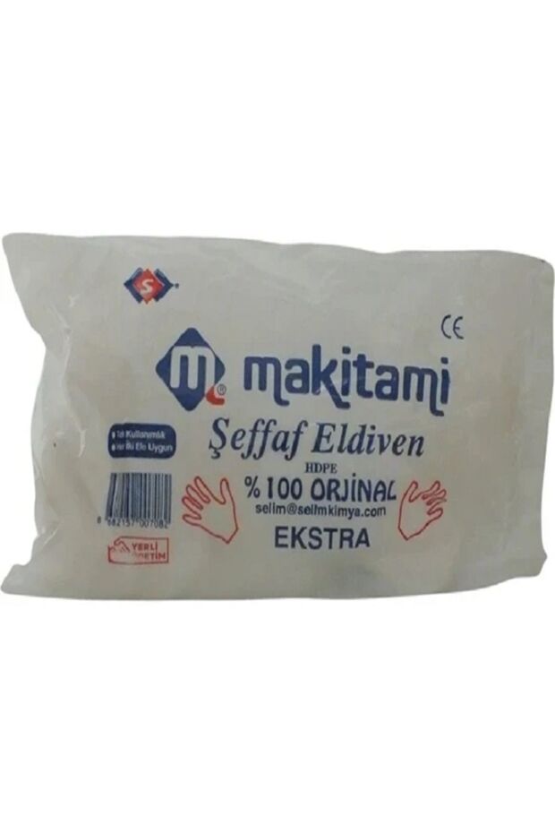 Makitami Transparent Bag Gloves 100 pcs 30 PCS (30x100)
