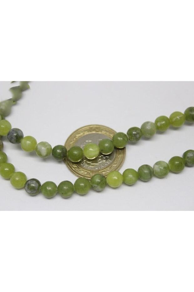 Bracelet Boy Jade Stone Ela Quality Half String 6mm (18cm in Length)