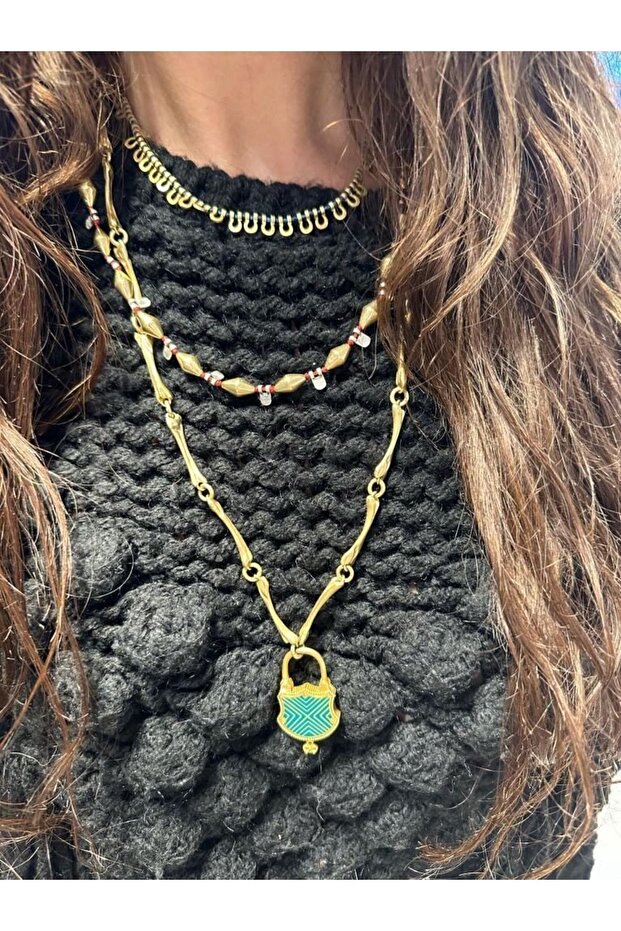 Bronz Good Luck Kolye - 3