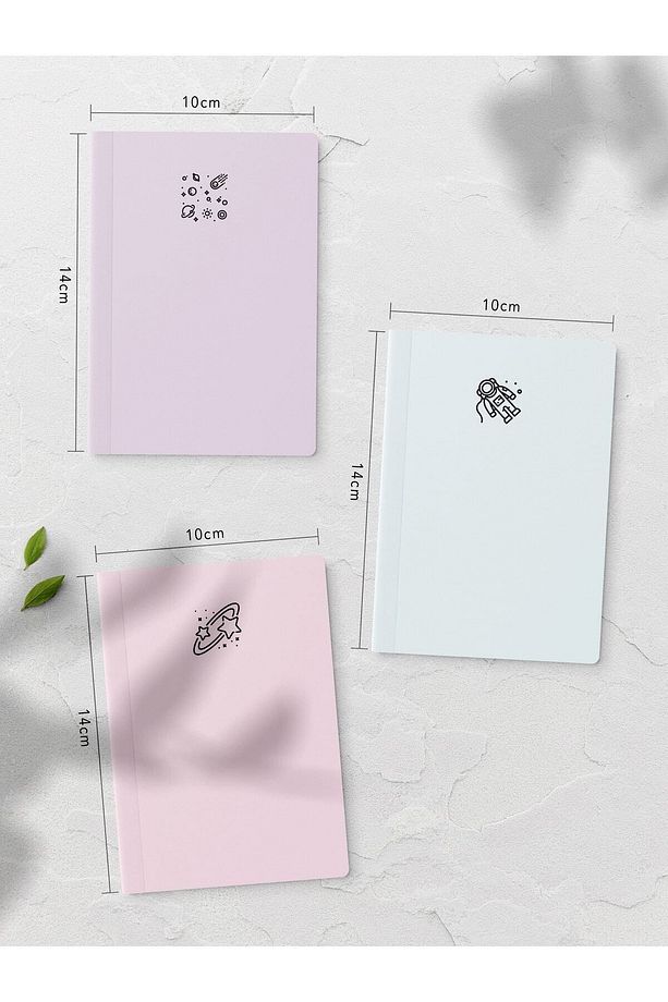 Mini Notebook Defter - 12 Adet - Cep Boy Defter Seti - 48 Sayfa - 3