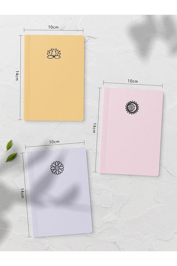Mini Notebook Defter - 12 Adet - Cep Boy Defter Seti - 48 Sayfa - 6