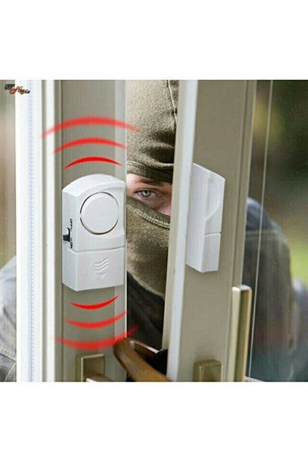 4 Adet Ofis Ve Iş Yeri Güvenlik Tedbiri Için Kablosuz Kapı-pencere Hırsız Alarmı Kaliteli Alarm - 8
