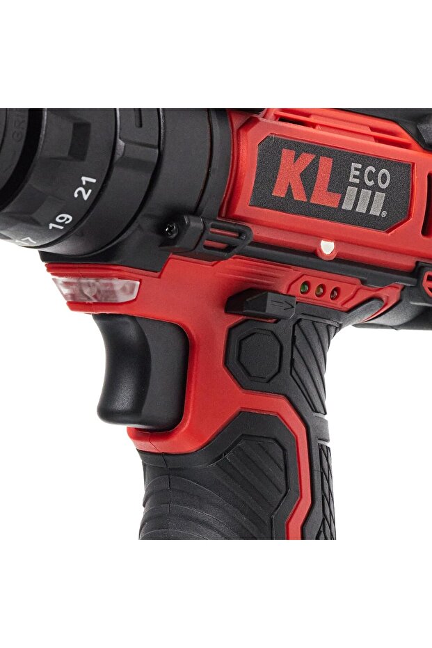 KE2220DM-DB 12 Volt 2.0 Amper Li-ion Şarjlı Darbeli Vidalama / Matkap Çift Akülü ve Çantalı - 5