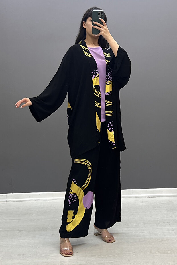 طقم ثلاثي منقوش من Cedric SK-8273 - 1