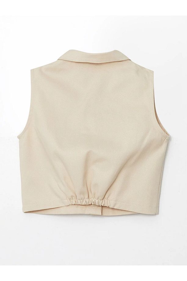 LCW Kids Çiçek Nakışlı Kız Çocuk Crop BluzİMREXGLOBAL - 2