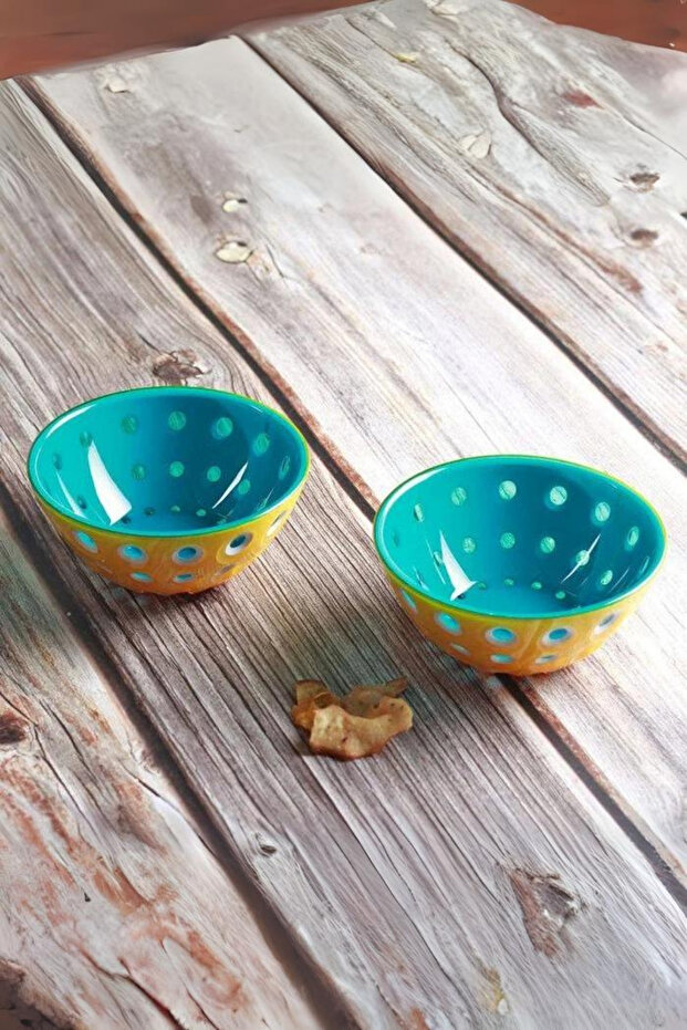 Guzzini Le Murrine 2'li Kase Sarı-Mavi - 1