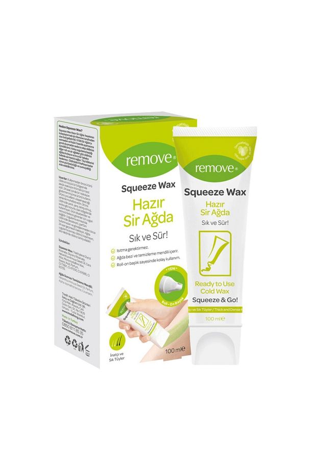 Squeeze Inatçı Ve Sık Tüyler Wax Hazır Sir Ağda 100 Ml - 1