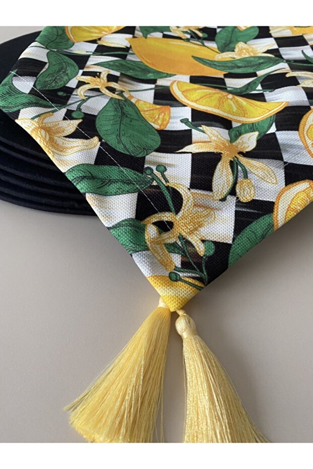 Limon Desenli Runner - 2