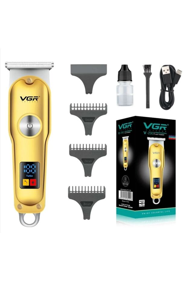 Şarjlı Çok Fonksiyonlu Saç ve Sakal Tıraş Makinesi V-290 - 1