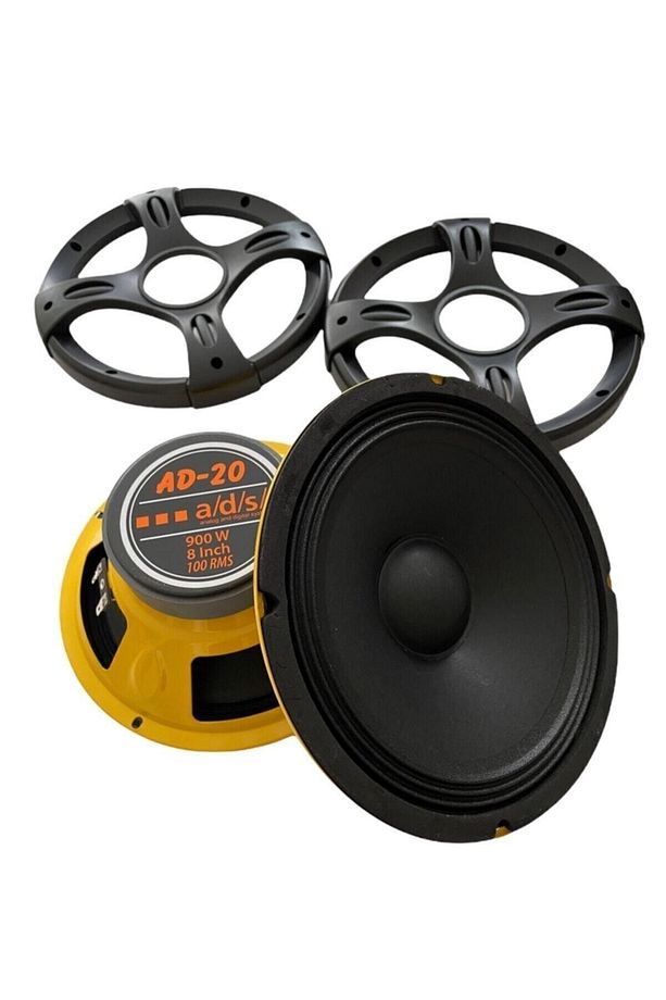 Bm Audio Boschmann Ads 900 Watt 100 Rms 20 Cm Midrange Hoparlör 2 Adet - 1