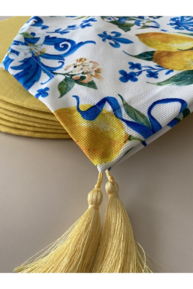 Limon Desenli Runner - 2