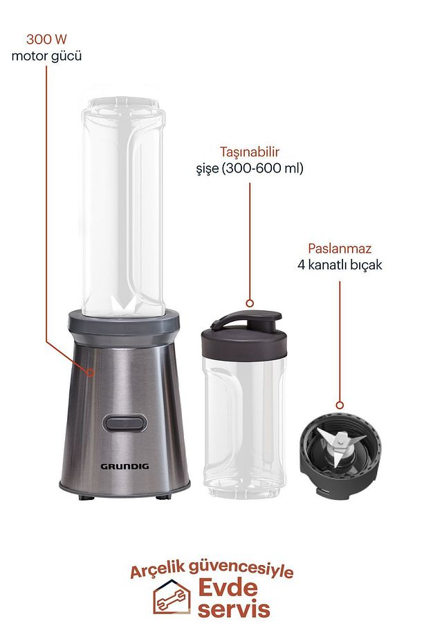 KB 4134 TI Inox Kişisel Blender - 2