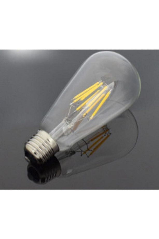 6 Adet 8 W Uzun Flament Rustik Led Ampul 1080 Lümen (gün Işığı) Ct-4353 - 2