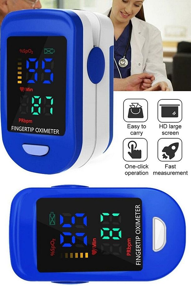 Parmaktan Nabız Ve Oksijen Ölçer Smart Pulse Oksimetre - 2