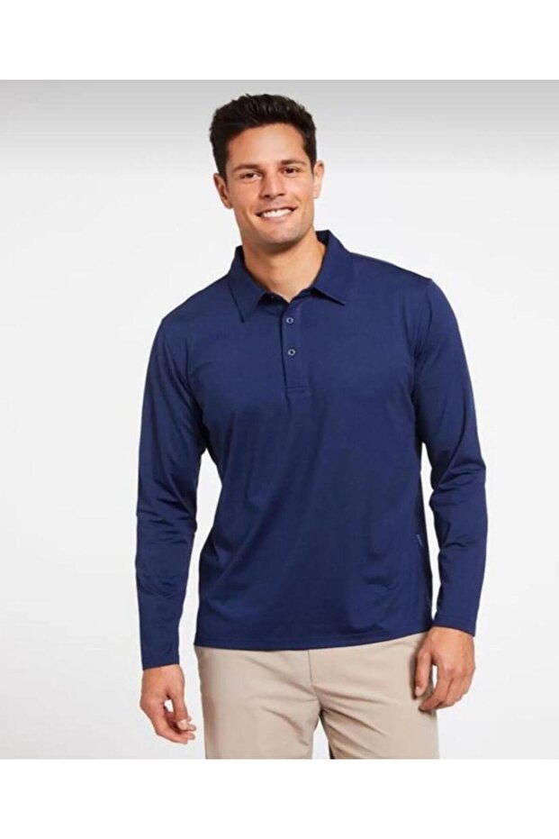 Unisex Long Sleeve Polo Neck T-shirt