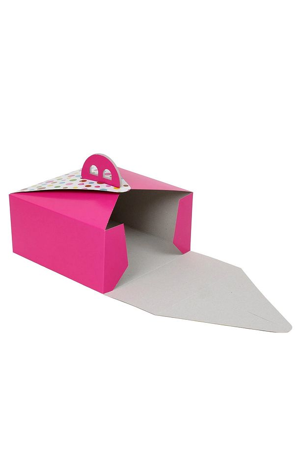 Krome Karton 3 No Sade Yüksek Turta Kutusu 26.3x26.3x13 cm 100 Adet - 3