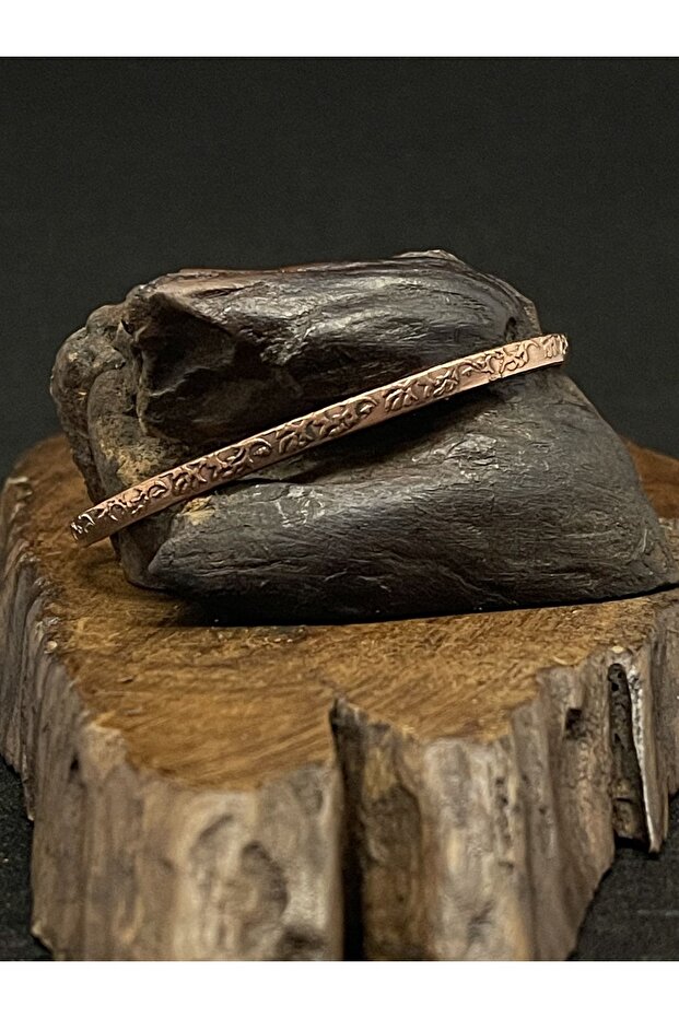 Adjustable 100% Copper Bracelet Patterned Elegant Hand Made Copper Bracelet