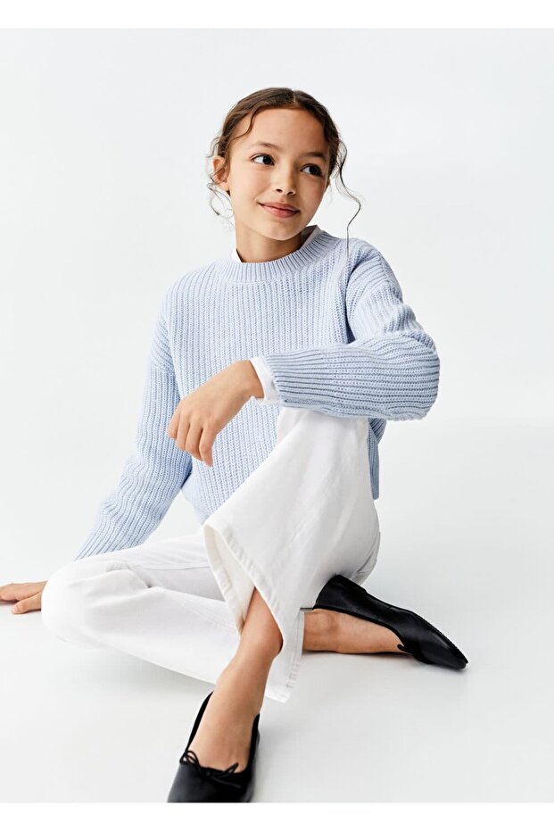 İspanyol paça cepli jean pantolon - 4