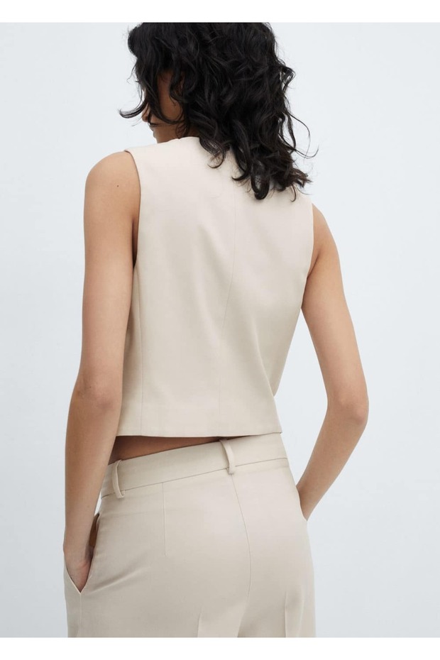 Düğmeli takım yelek - 4