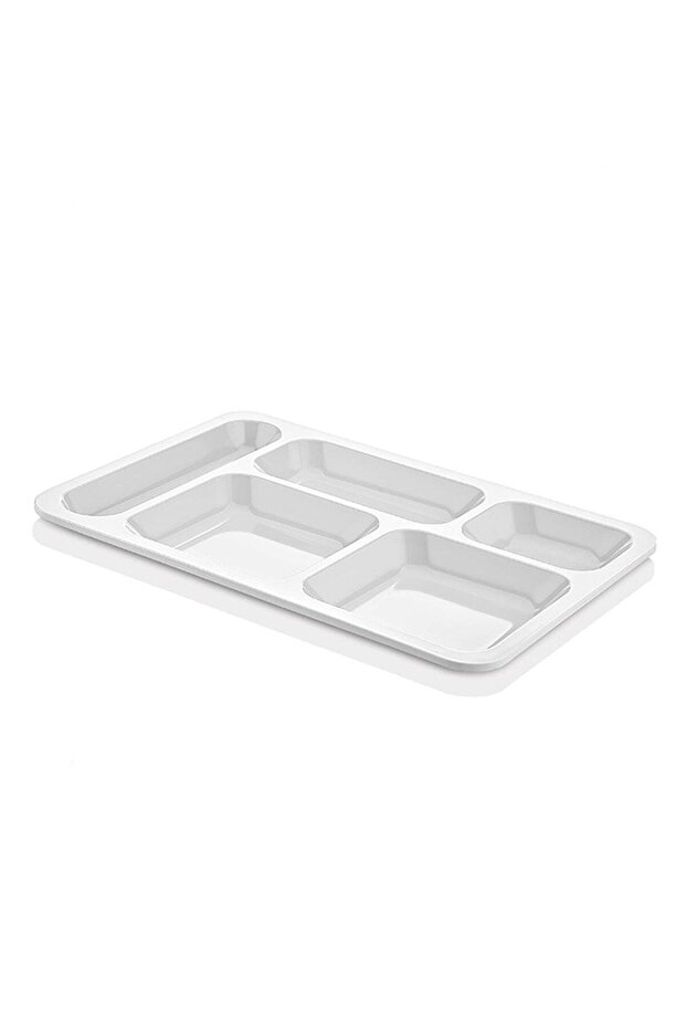 5 Compartment Unbreakable Thermo Melamine Table D'hôte