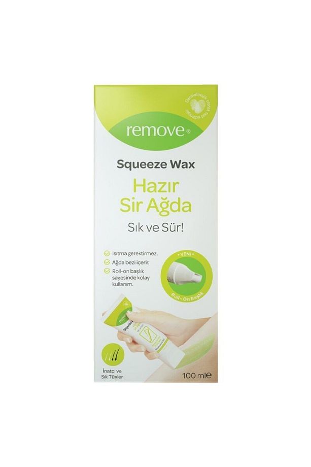 Squeeze Wax Hazır Sir Ağda - Inatçı ve Sık Tüyler 100 ml - 1