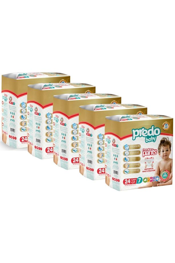 Premium 7 Numara X Large Külot Bebek Bezi – 120 Adet Ultra Fırsat Paketi | Yüksek Emici - 1