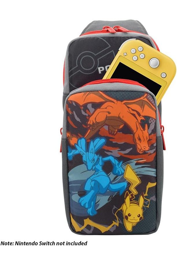 Nintendo Switch Adventure Pack Pikachu, Charizard, Lucario Edition Taşıma Çantası Lisanslı - 5