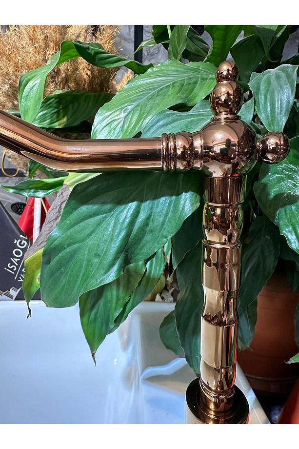 Bronz Mutfak Bataryası Vintage Tasarım Evye Armatür Bakır Zen Design - 5