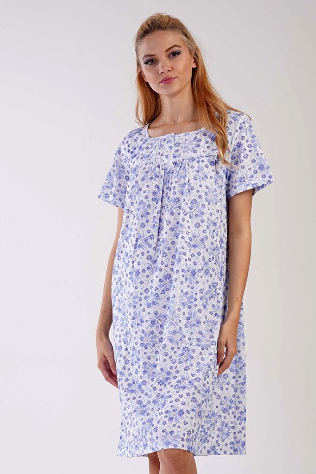 Cotton Women's Short Sleeve Nightgown, 161381
