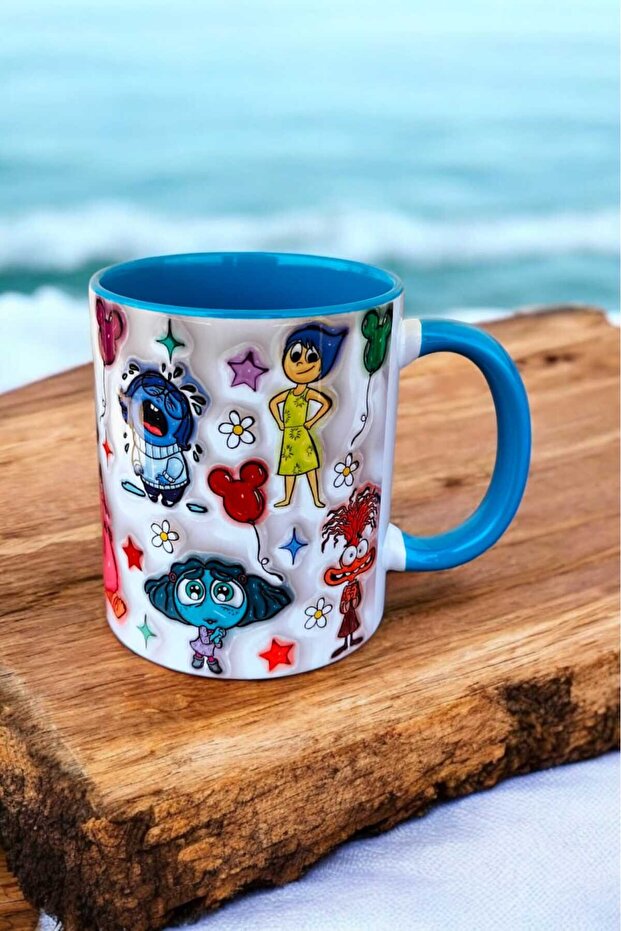 كوب من البورسلين بتصميم وجهين قابل للعكس
